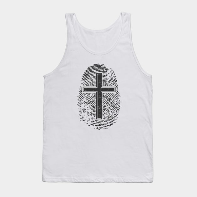 Christian thumbmark cross Tank Top by teemarket